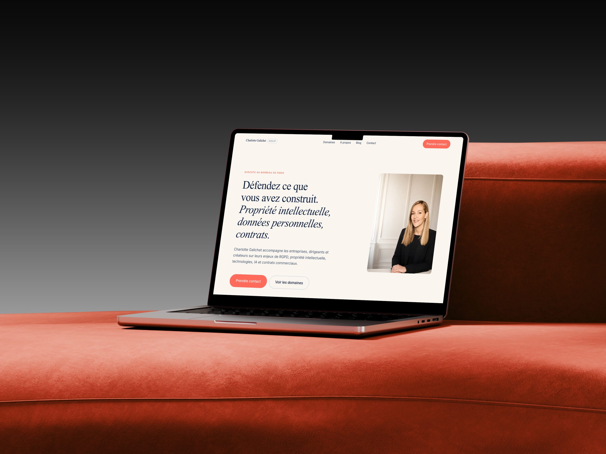 Projet UX Ui Site web Avocate
